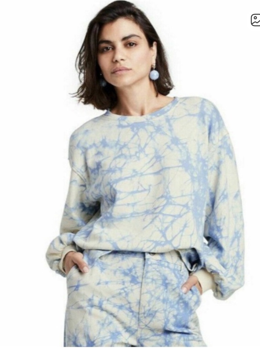 Rachel Comey x Target Chambray Blue Long Sleeve Top Size Medium